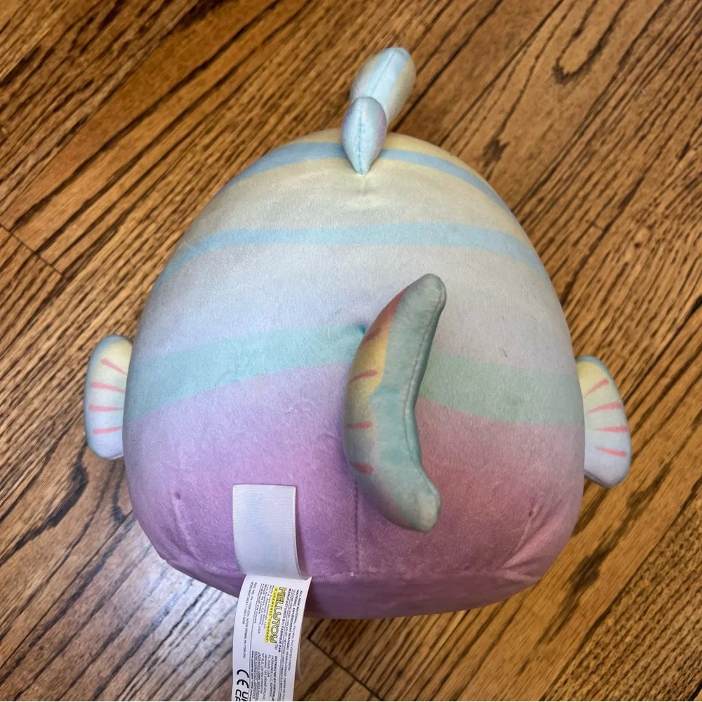 Squishmallow Rainbow Fish Stripy Sealife Squad 8